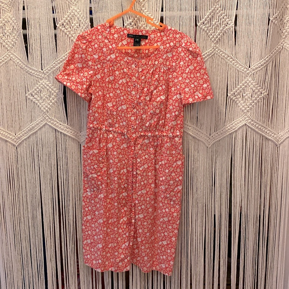 Marc Jacob pink dress with white flowers
